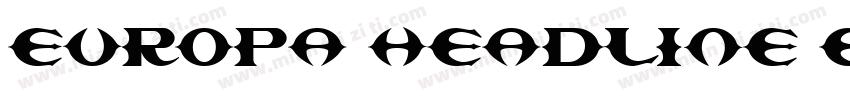 Europa Headline Extr字体转换